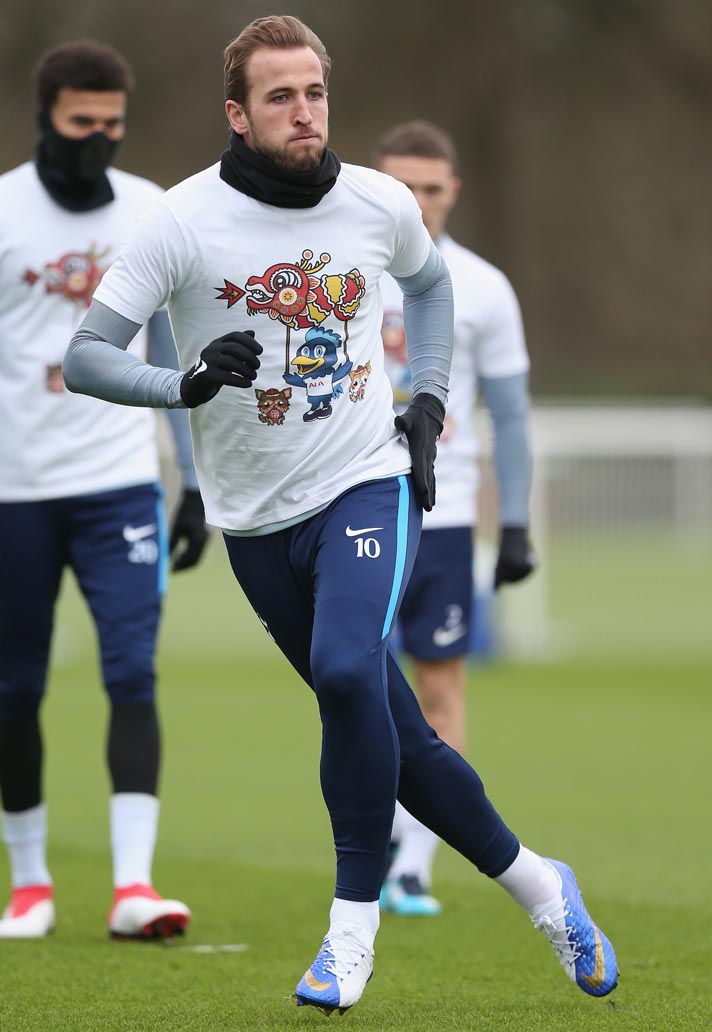 Harry Kane Trains in Signature Nike Hypervenom III Boots Ahead of